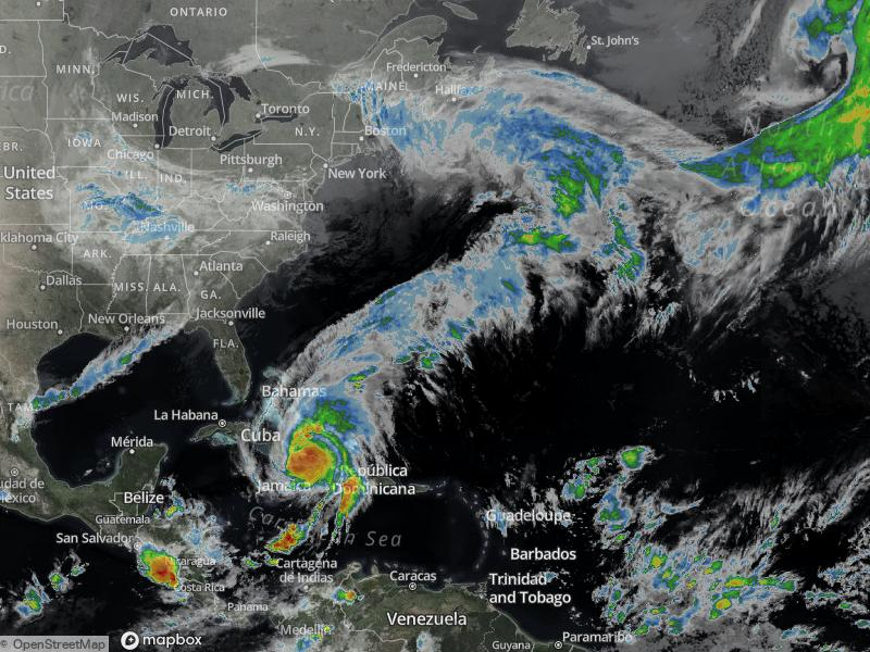 Atlantic Infrared Satellite