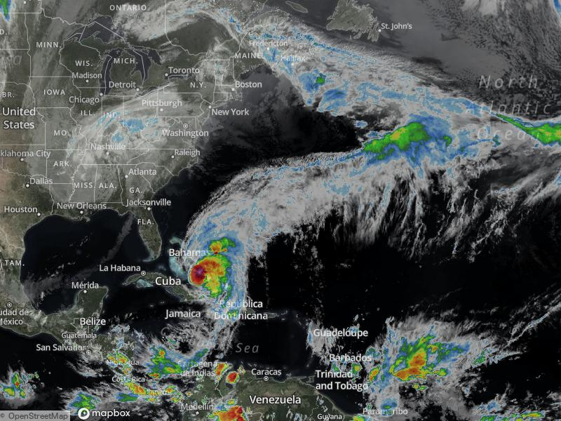 Atlantic Infrared Satellite