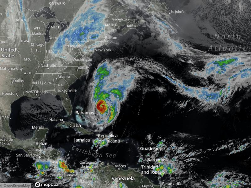 Atlantic Infrared Satellite