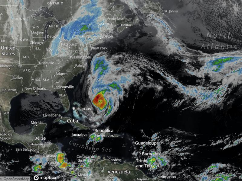 Atlantic Infrared Satellite