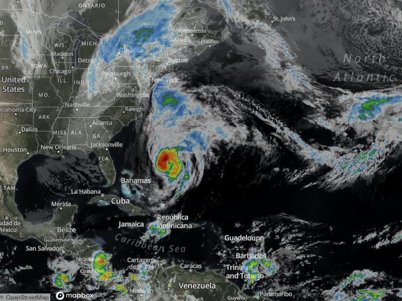 Atlantic Infrared Satellite