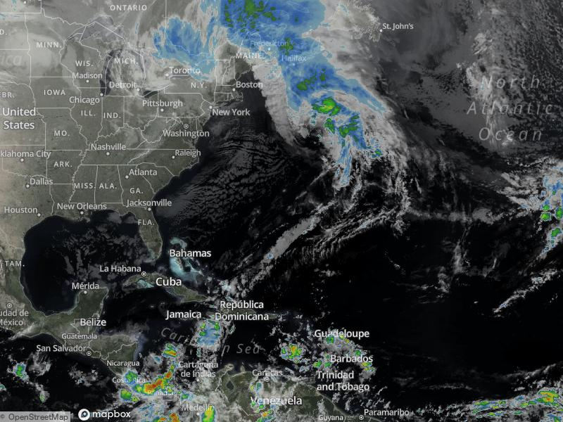 Atlantic Infrared Satellite