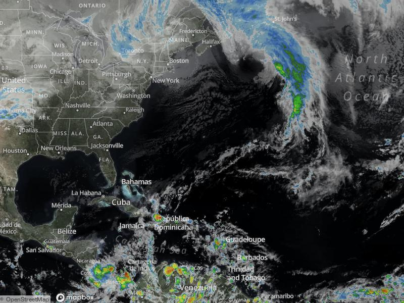 Atlantic Infrared Satellite