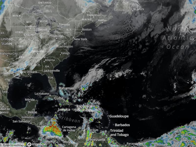 Atlantic Infrared Satellite