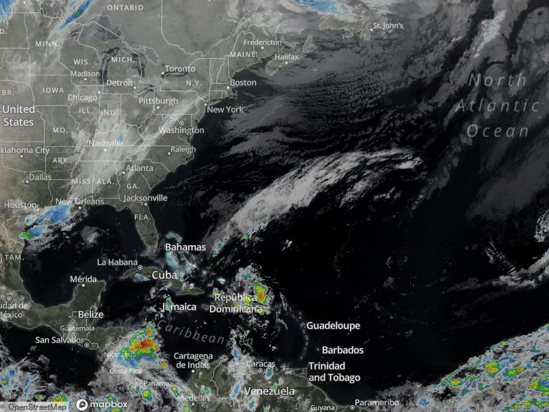 Atlantic Infrared Satellite