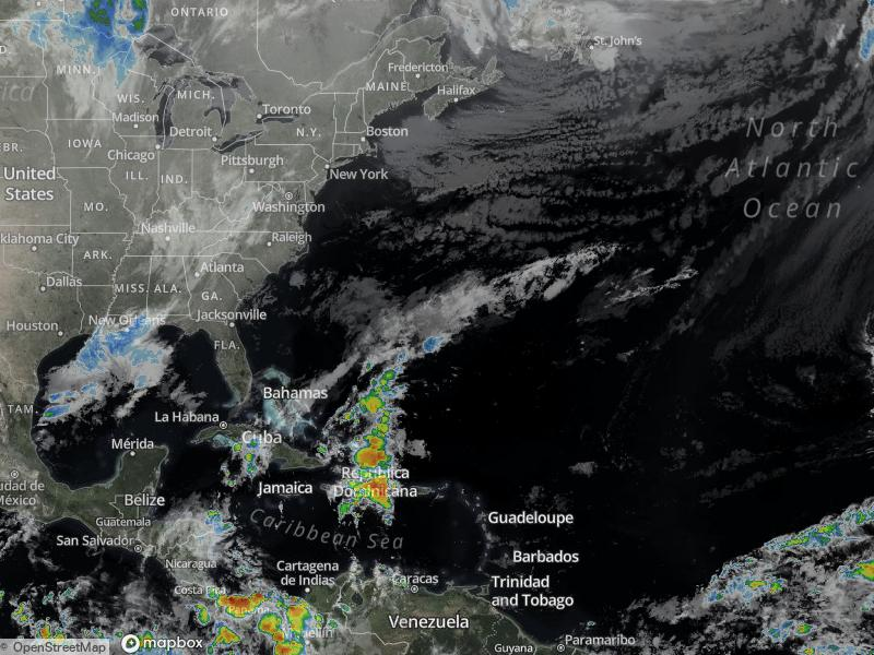 Atlantic Infrared Satellite