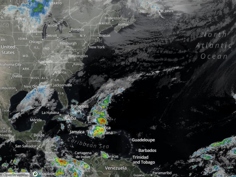 Atlantic Infrared Satellite