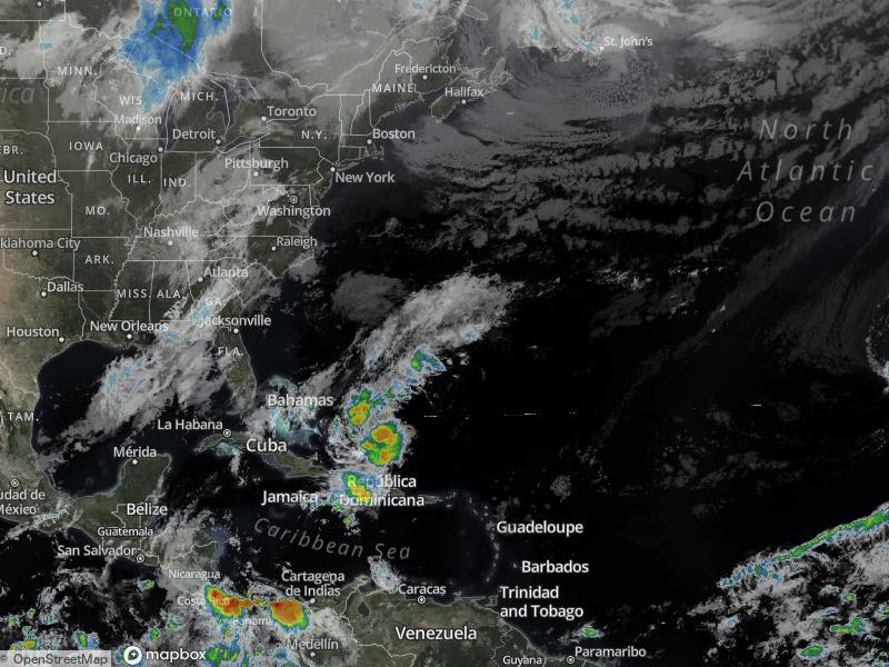Atlantic Infrared Satellite
