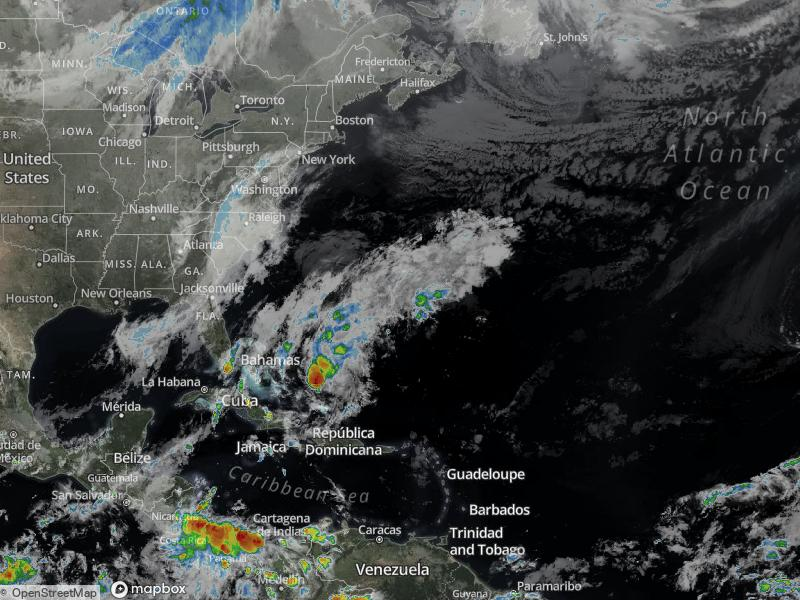 Atlantic Infrared Satellite