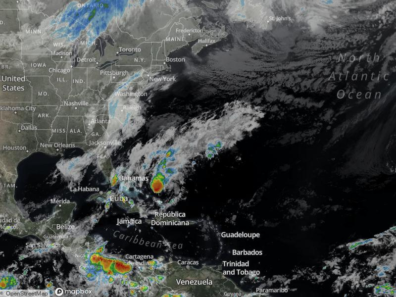 Atlantic Infrared Satellite
