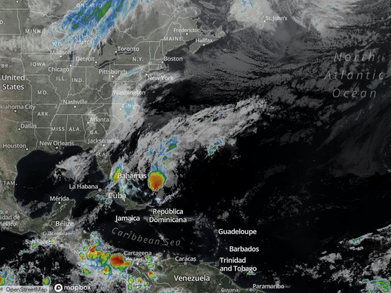 Atlantic Infrared Satellite