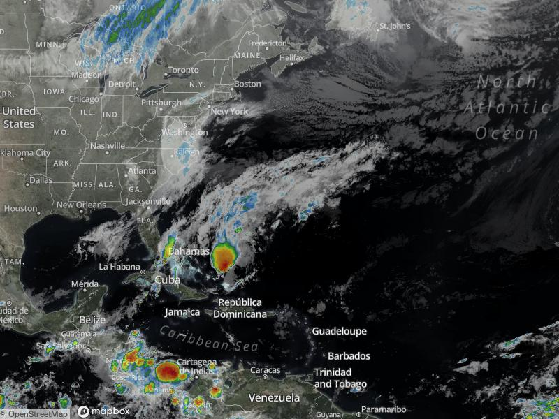 Atlantic Infrared Satellite