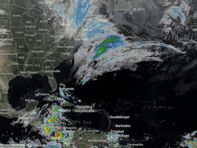 Atlantic Infrared Satellite