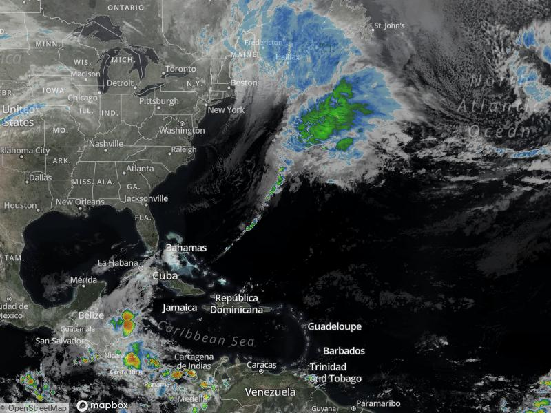 Atlantic Infrared Satellite