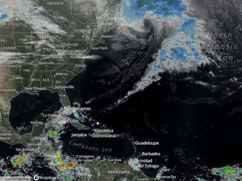 Atlantic Infrared Satellite