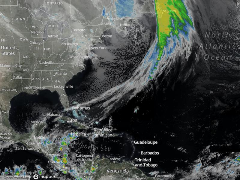Atlantic Infrared Satellite