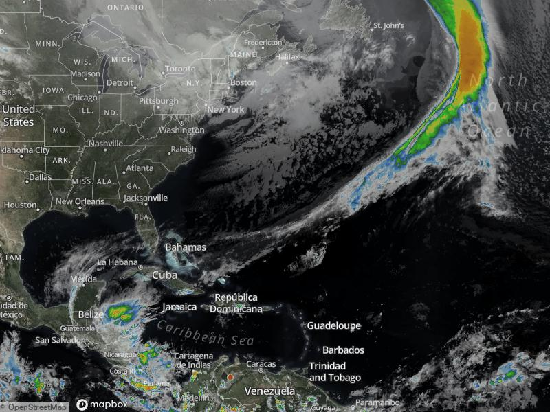 Atlantic Infrared Satellite