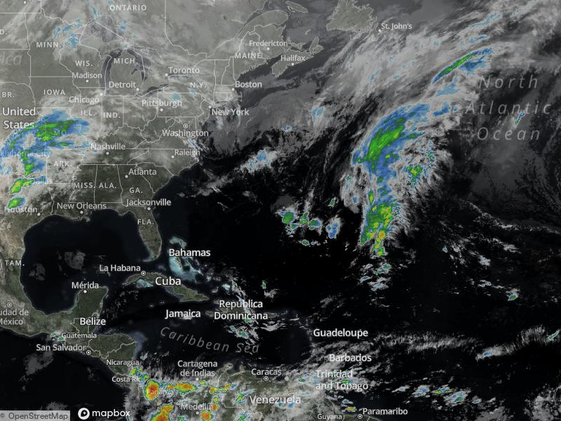 Atlantic Infrared Satellite