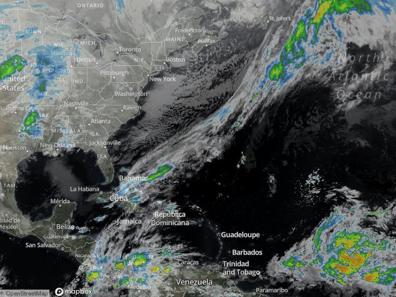 Atlantic Infrared Satellite