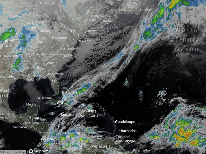 Atlantic Infrared Satellite