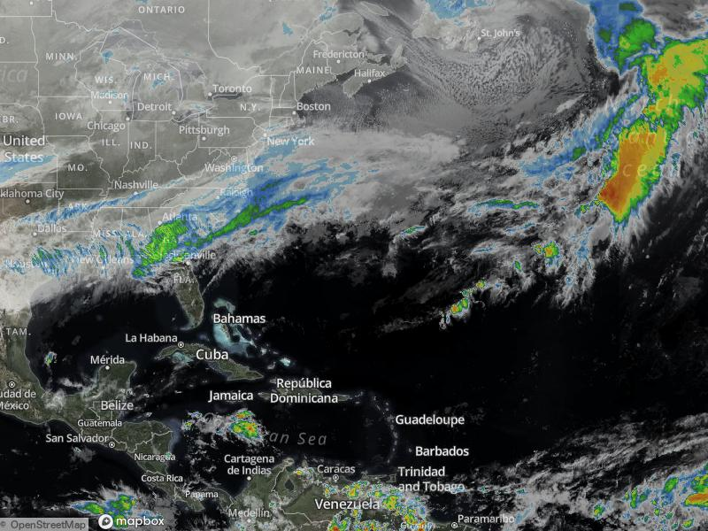 Atlantic Infrared Satellite