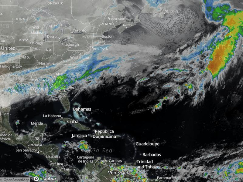 Atlantic Infrared Satellite