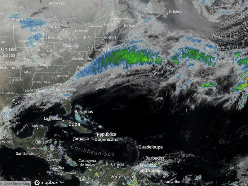 Atlantic Infrared Satellite