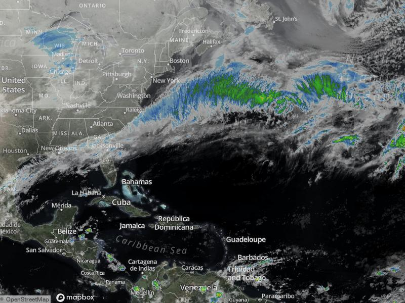 Atlantic Infrared Satellite