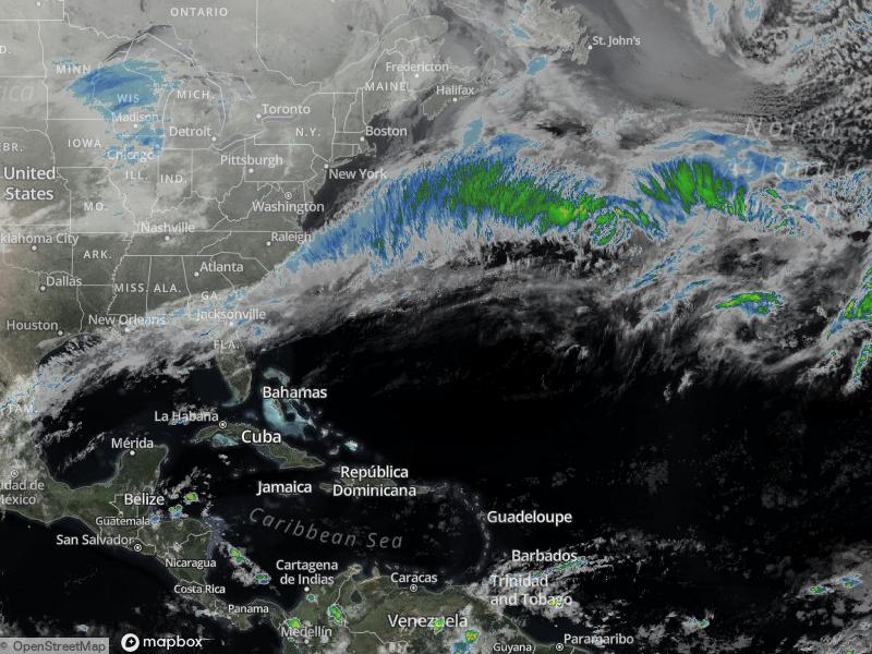Atlantic Infrared Satellite