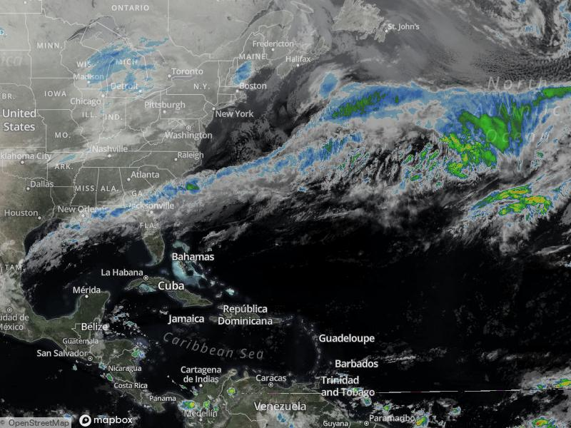 Atlantic Infrared Satellite