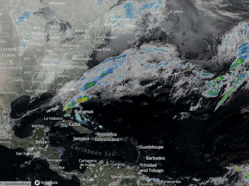 Atlantic Infrared Satellite