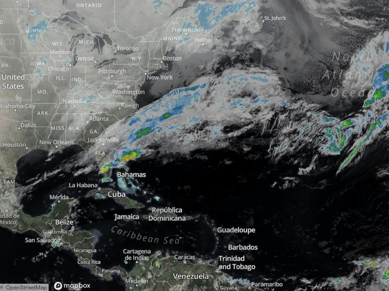Atlantic Infrared Satellite