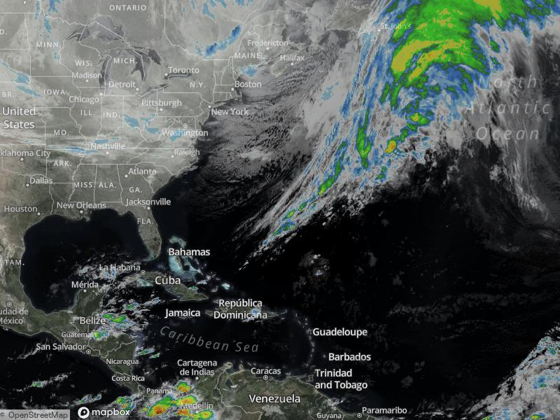 Atlantic Infrared Satellite