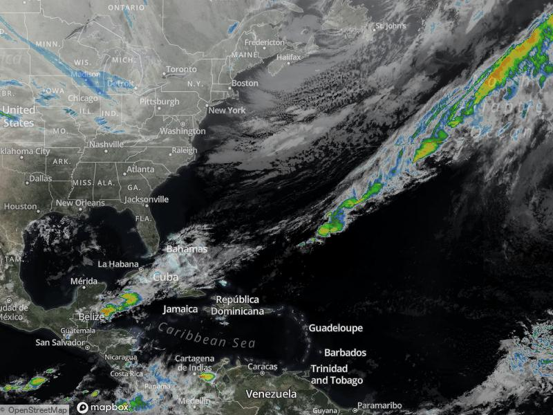 Atlantic Infrared Satellite