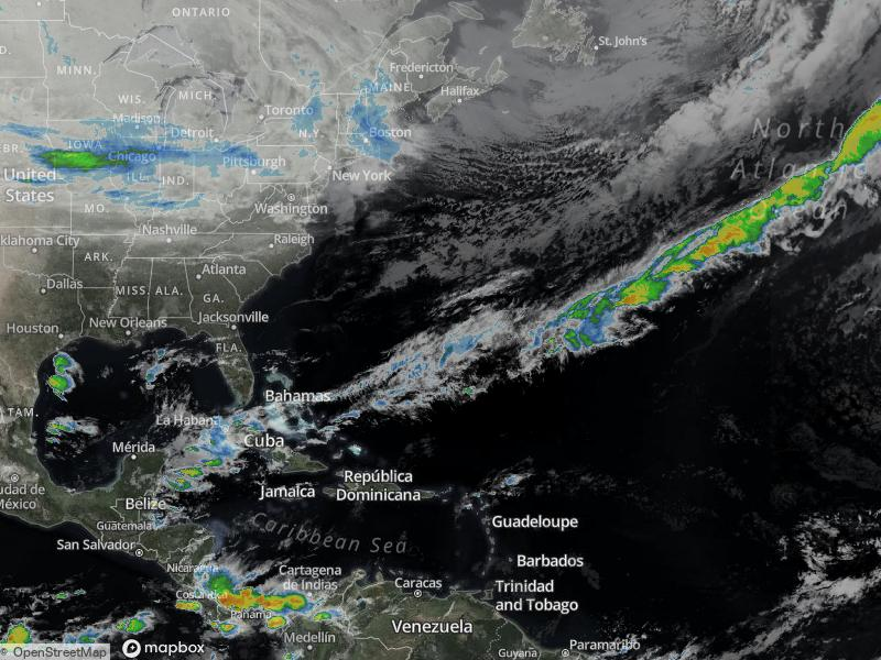 Atlantic Infrared Satellite