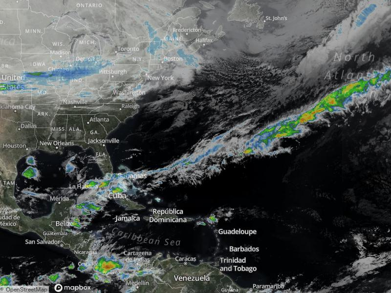 Atlantic Infrared Satellite