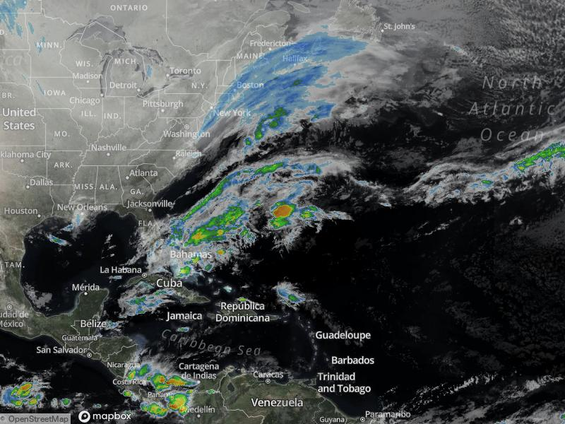 Atlantic Infrared Satellite