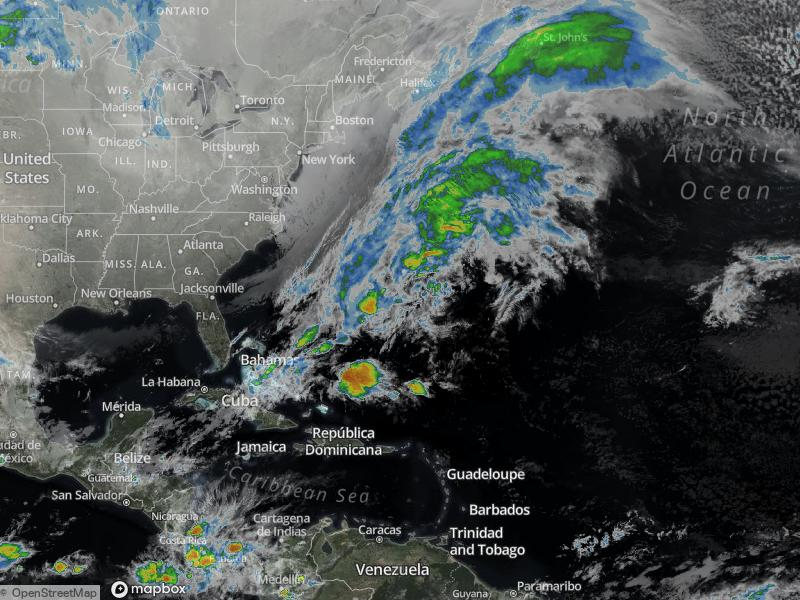 Atlantic Infrared Satellite