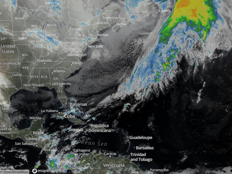 Atlantic Infrared Satellite