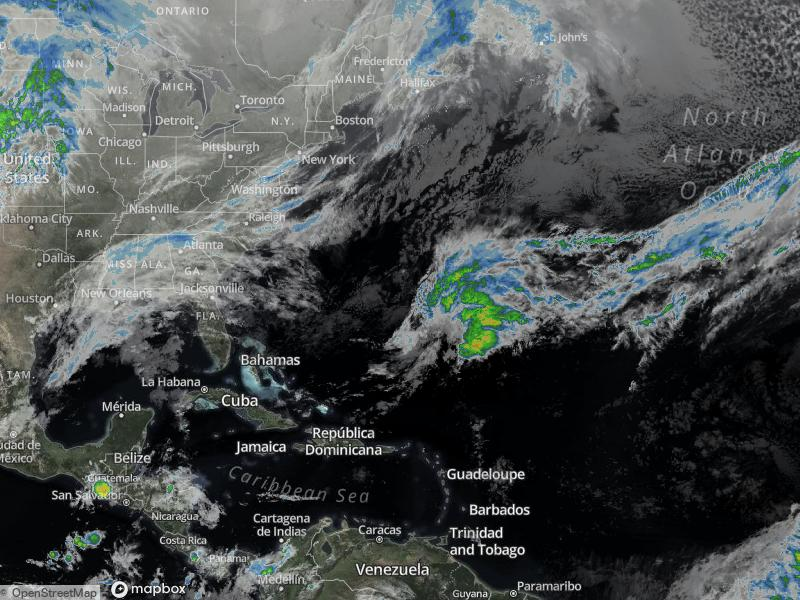 Atlantic Infrared Satellite