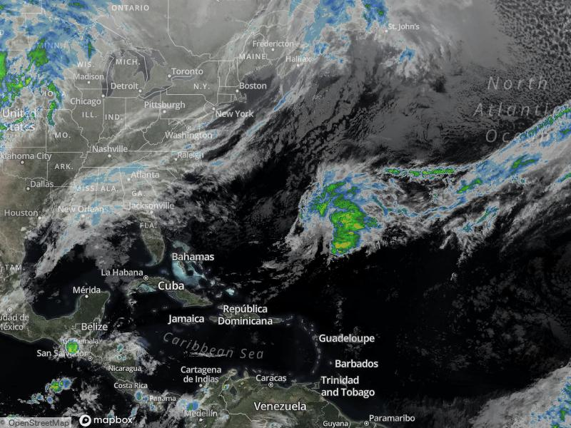 Atlantic Infrared Satellite