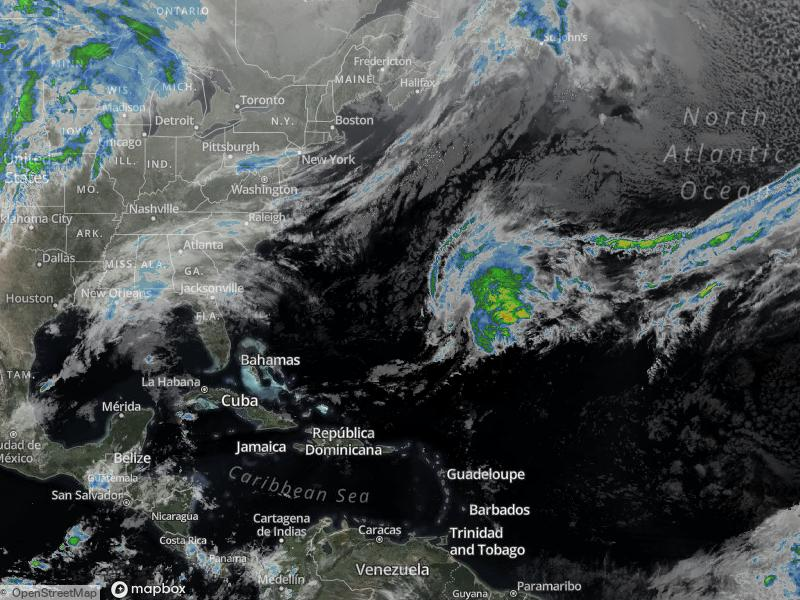 Atlantic Infrared Satellite
