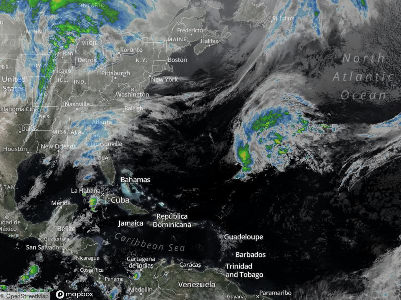 Atlantic Infrared Satellite