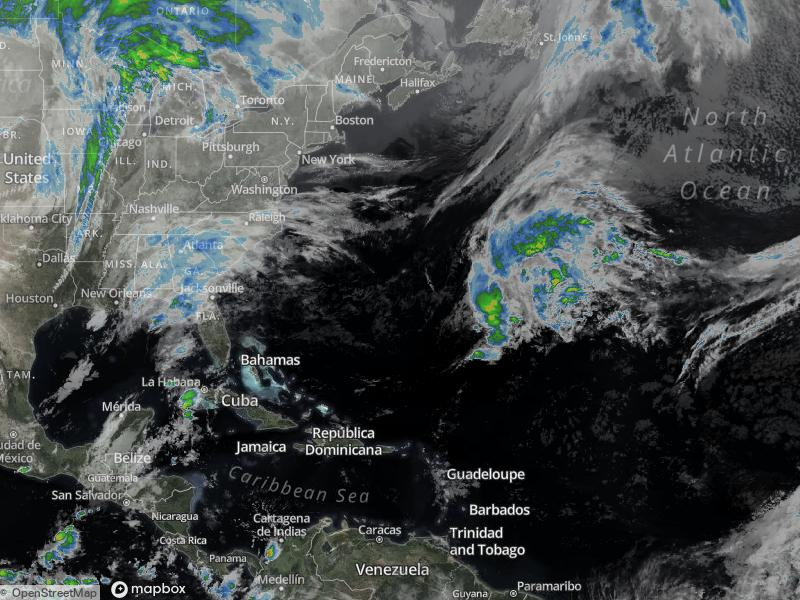 Atlantic Infrared Satellite