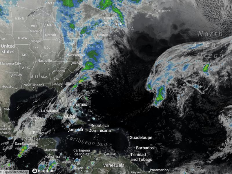 Atlantic Infrared Satellite