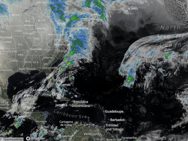 Atlantic Infrared Satellite
