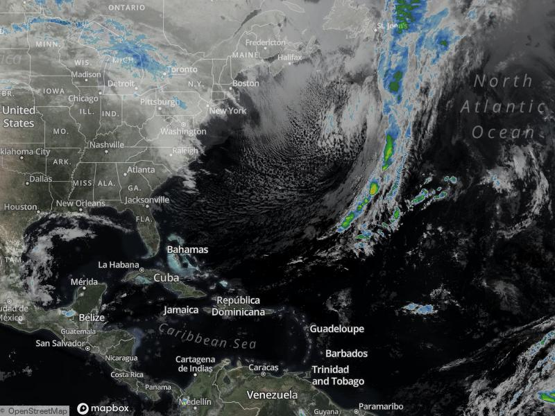 Atlantic Infrared Satellite