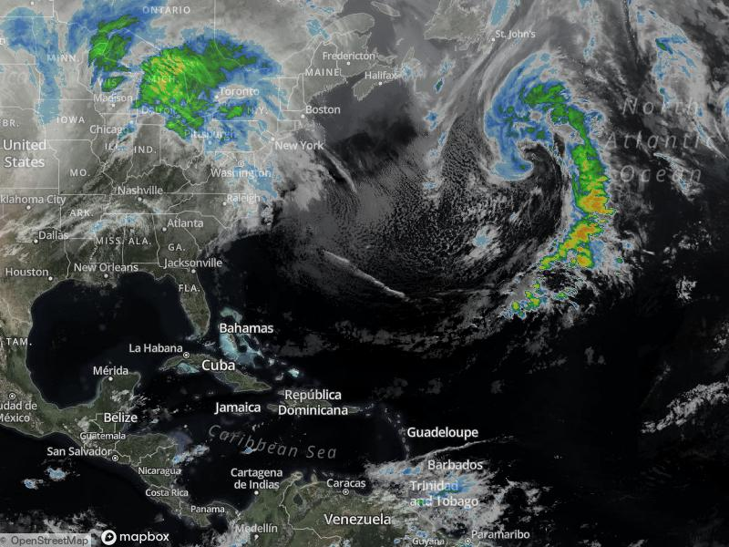 Atlantic Infrared Satellite