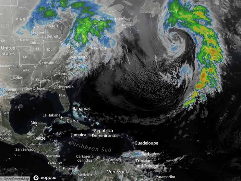 Atlantic Infrared Satellite