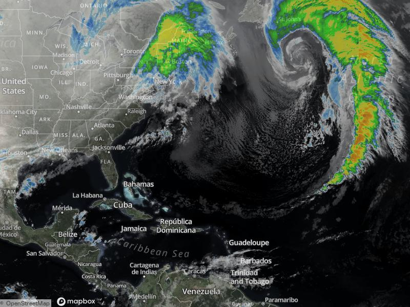 Atlantic Infrared Satellite